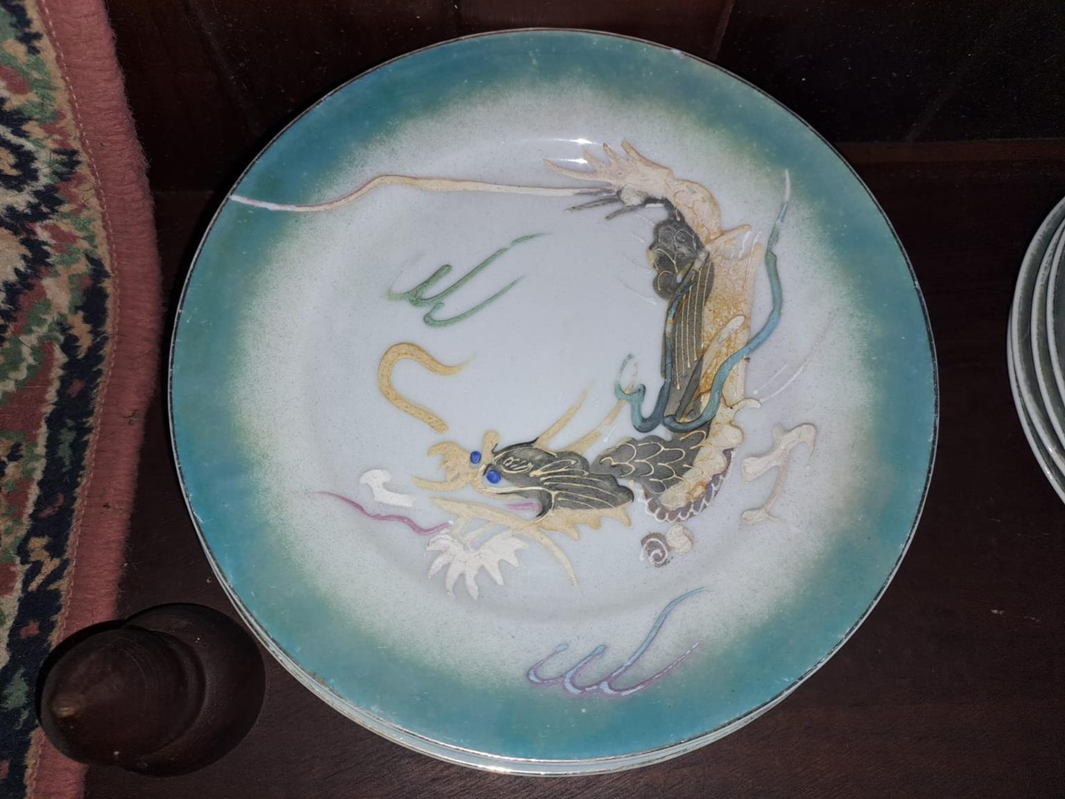 Antique Chinese tea and cake set for sale open to offers.