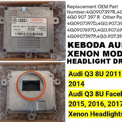 2011 – 18 Audi Q3 Headlight Xenon ballast module