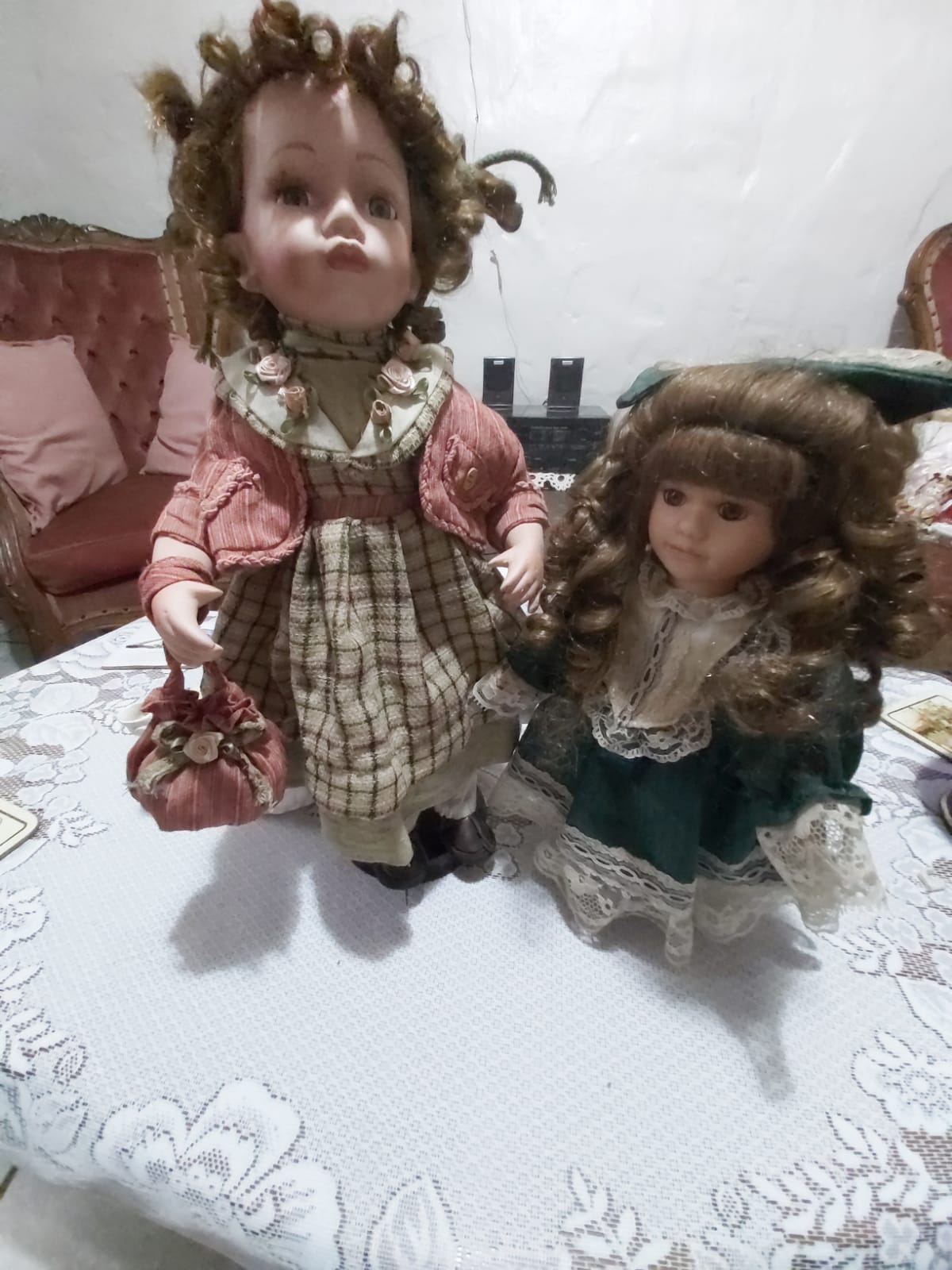 2 Porcelain dolls