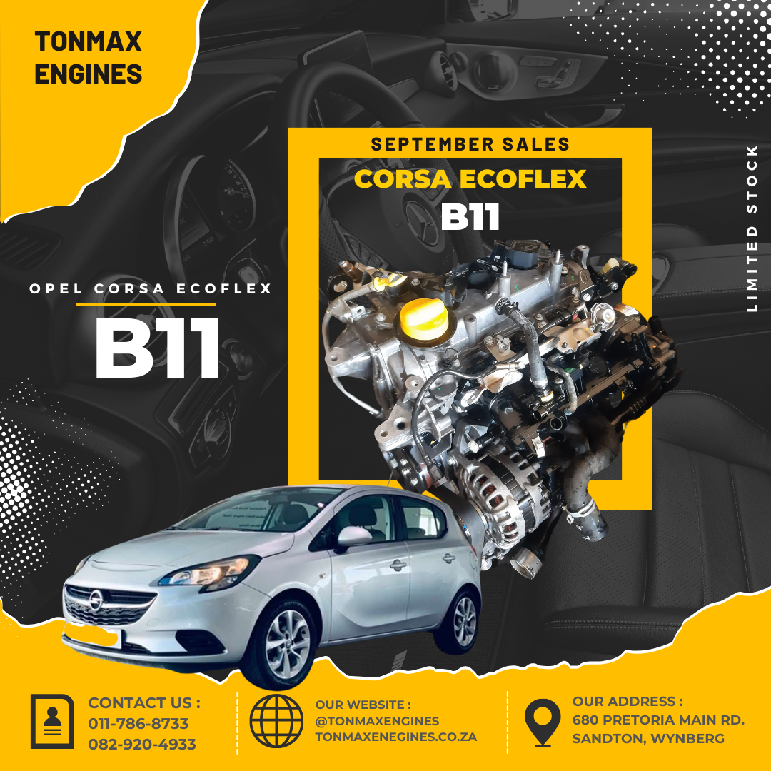 Opel Corsa Ecoflex B11 Engines for Sale Opel Corsa Ecoflex B11 Engines for Sale