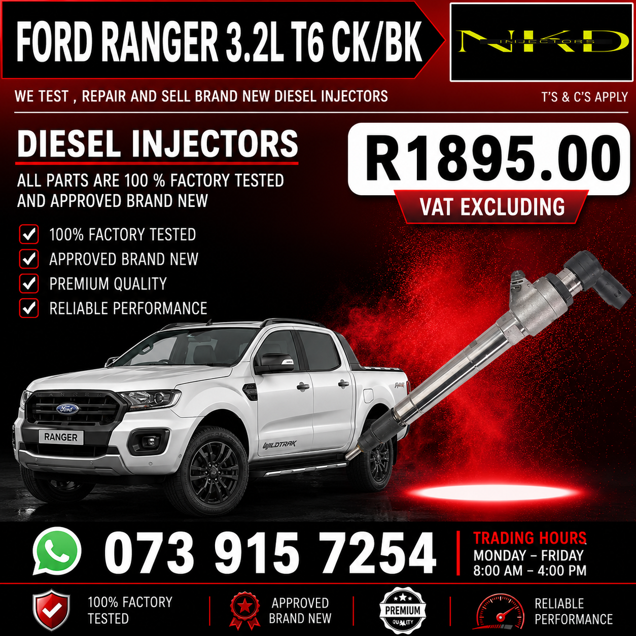Ford_Ranger_3.2L_Injectors_On_Repair - Private Seller Ford_Ranger_3.2L_Injectors_On_Repair - Private Seller
