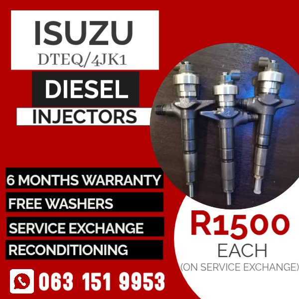 ISUZU DTEQ DIESEL INJECTORS - Private Seller ISUZU DTEQ DIESEL INJECTORS - Private Seller