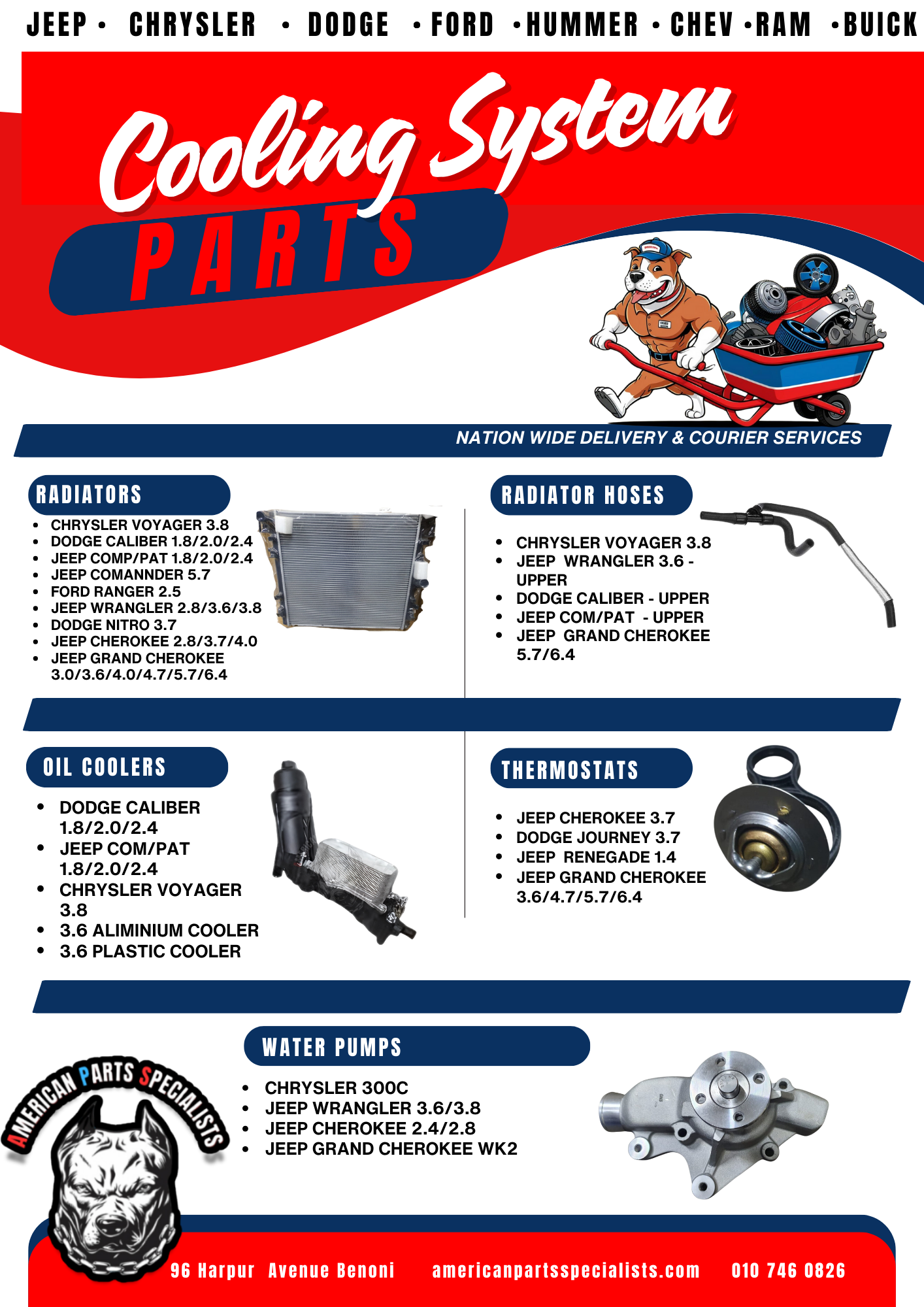 Parts For Sale In Benoni - Private Seller