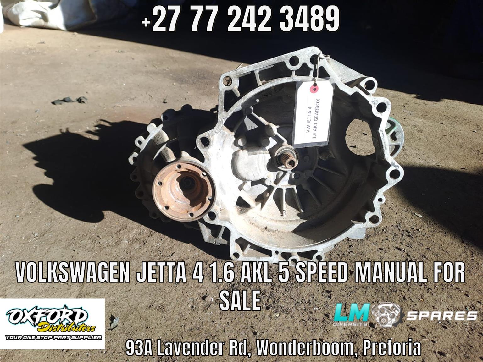Volkswagen Jetta 4 1.6 Gearbox for sale In Pretoria Affordable used - Private Seller Volkswagen Jetta 4 1.6 Gearbox for sale In Pretoria Affordable used - Private Seller