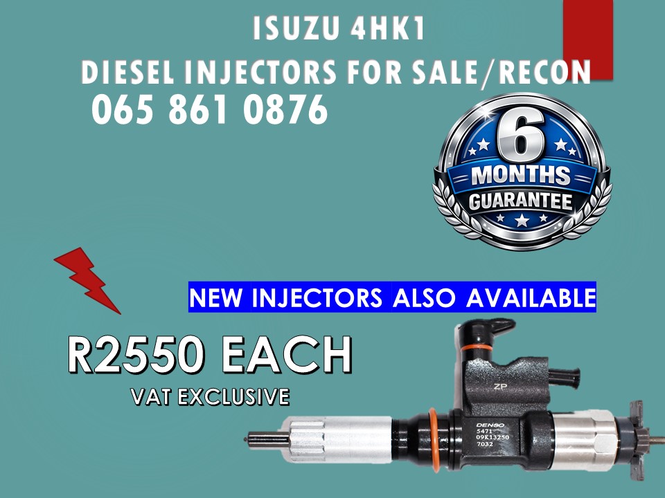 ISUZU 4HK1 DIESEL INJECTORS FOR SALE OR TO RECON - Private Seller ISUZU 4HK1 DIESEL INJECTORS FOR SALE OR TO RECON - Private Seller