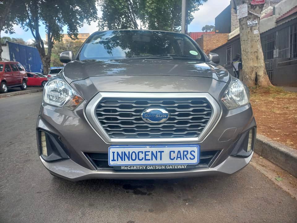 2020 DATSUN GO + 1.2 CVT PETROL, 7SEATER, MANUAL, GREY COLOR, MILEAGE 40000KMS