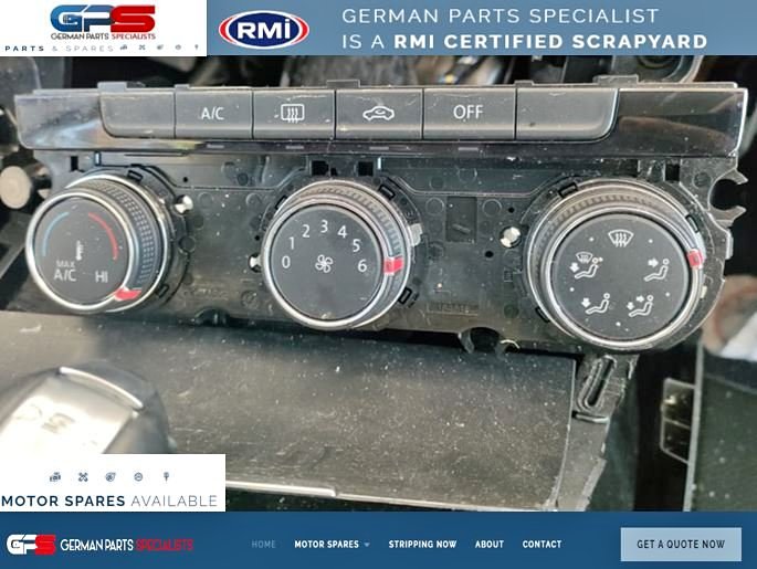 VW GOLF 7 2014 USED REPLACEMENT CLIMATE CONTROL UNIT FOR SALE - Private Seller VW GOLF 7 2014 USED REPLACEMENT CLIMATE CONTROL UNIT FOR SALE - Private Seller