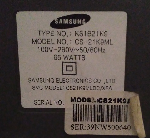 SAMSUNG PLANO TV