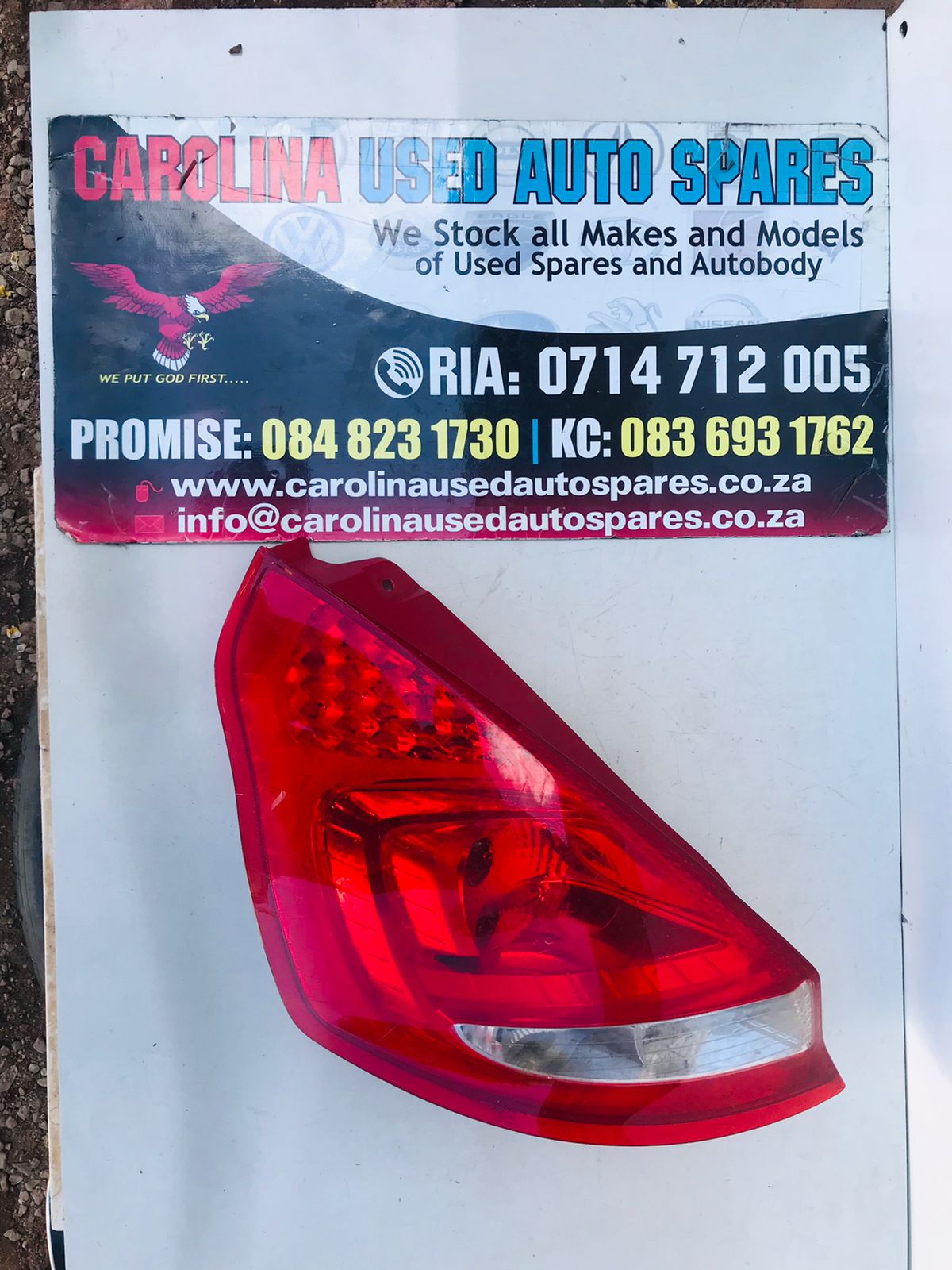 Ford Fiesta left side taillight - Private Seller Ford Fiesta left side taillight - Private Seller