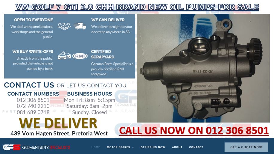 VW GOLF 7 GTI 2.0 CHH BRAND NEW OIL PUMPS FOR SALE - Private Seller VW GOLF 7 GTI 2.0 CHH BRAND NEW OIL PUMPS FOR SALE - Private Seller