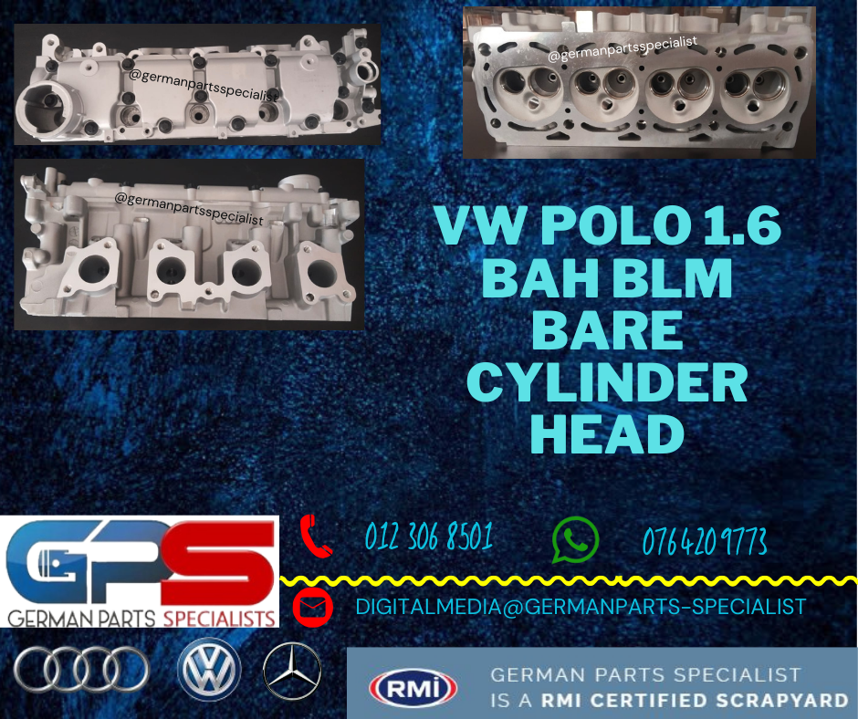 Vw Polo 1.6 BAH BLM Bare Cylinder Head for Sale. - Private Seller Vw Polo 1.6 BAH BLM Bare Cylinder Head for Sale. - Private Seller