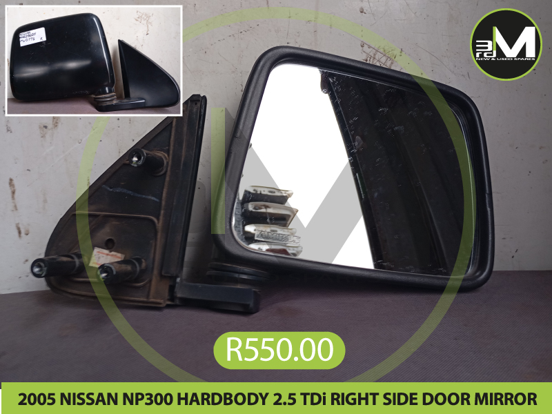 2005 NISSAN NP300 HARDBODY 2.5 TDi RIGHT & LEFT SIDE DOOR MIRROR MV0773 - Private Seller 2005 NISSAN NP300 HARDBODY 2.5 TDi RIGHT & LEFT SIDE DOOR MIRROR MV0773 - Private Seller