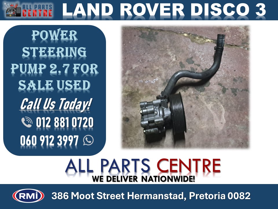 Land Rover Discovery 3 power steering pump 2.7 for sale Land Rover Discovery 3 power steering pump 2.7 for sale