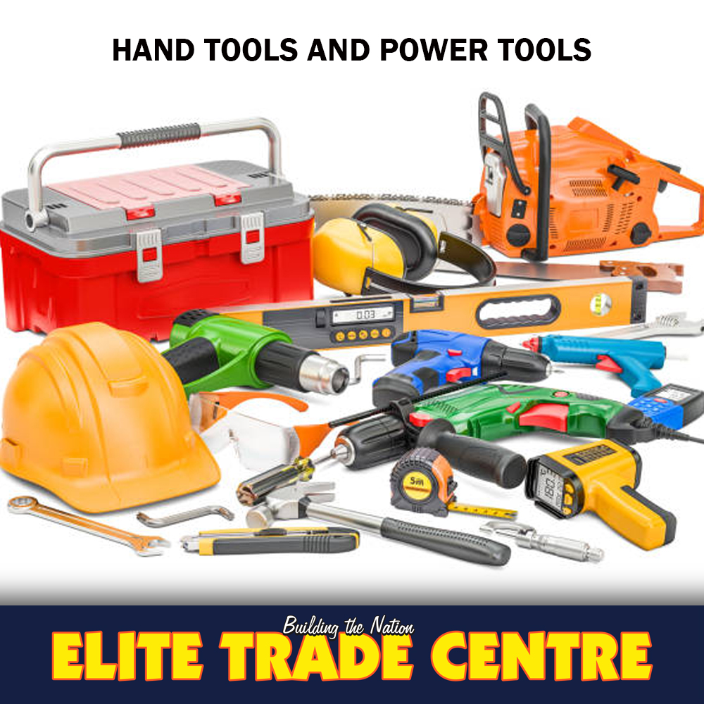 Hand tools and power tools available