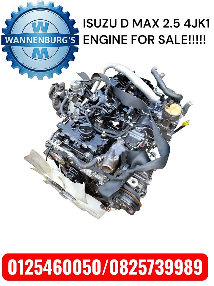 ISUZU D MAX 2.5 4JK1 LOW MILAGE ENGINE FOR SALE - Private Seller ISUZU D MAX 2.5 4JK1 LOW MILAGE ENGINE FOR SALE - Private Seller