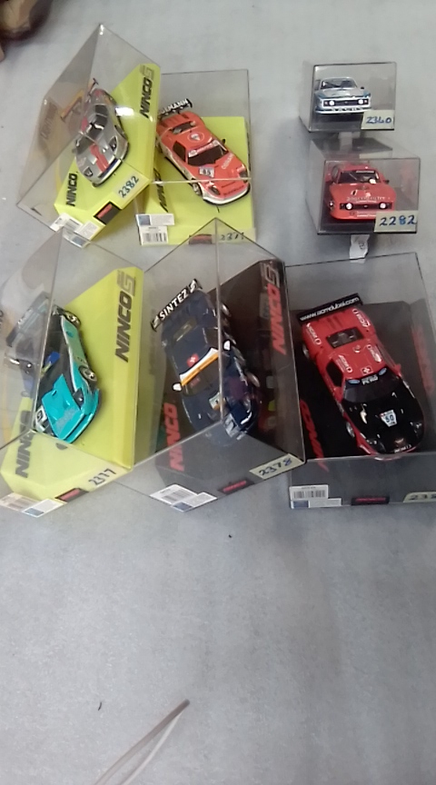 Ford GT40 & Capri Fly & Ninco Sport S Lightning Slot Cars 1/32.