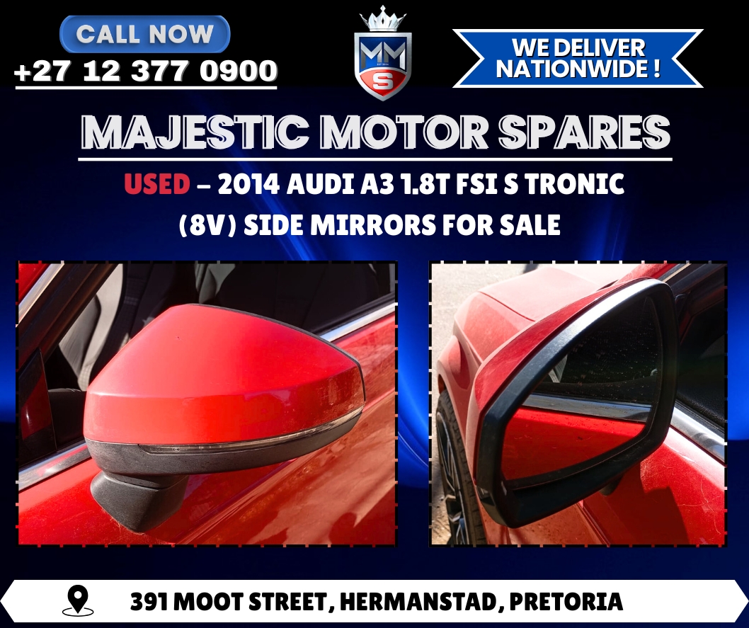 For Sale: Used Side Mirrors – 2014 Audi A3 1.8T FSI S Tronic 8V - Private Seller For Sale: Used Side Mirrors – 2014 Audi A3 1.8T FSI S Tronic 8V - Private Seller