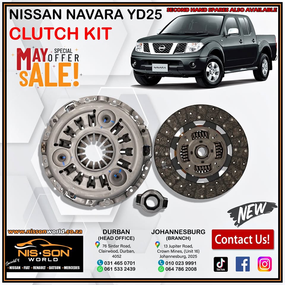 NISSAN NAVARA YD25 CLUTCH KIT - Private Seller NISSAN NAVARA YD25 CLUTCH KIT - Private Seller