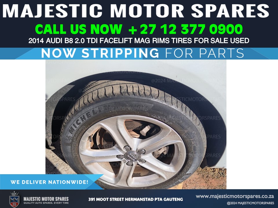 2014 Audi Facelift B8 2.0 TDI Second Hand Mag Rim Tires for Sale!