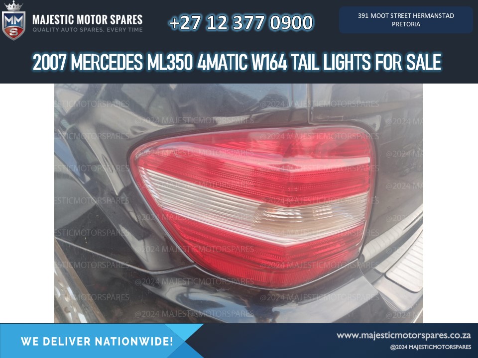 2007 Mercedes Benz ML350 W164 Tail lights for Sale – Used - Private Seller 2007 Mercedes Benz ML350 W164 Tail lights for Sale – Used - Private Seller