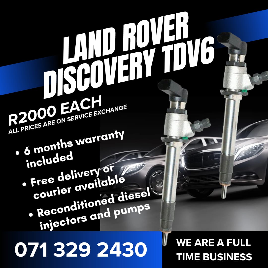 LAND ROVER DISCOVERY TDV6 INJECTORS FOR SALE WITH WARRANTY - Private Seller LAND ROVER DISCOVERY TDV6 INJECTORS FOR SALE WITH WARRANTY - Private Seller