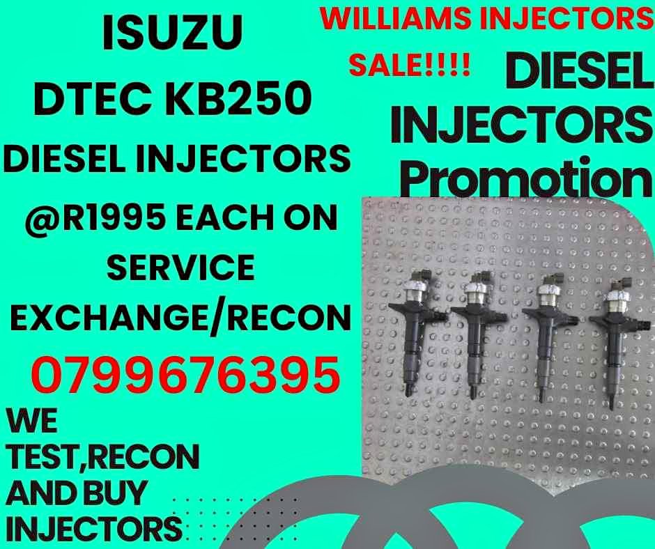 ISUZU KB250 DIESEL INJECTORS - Private Seller ISUZU KB250 DIESEL INJECTORS - Private Seller