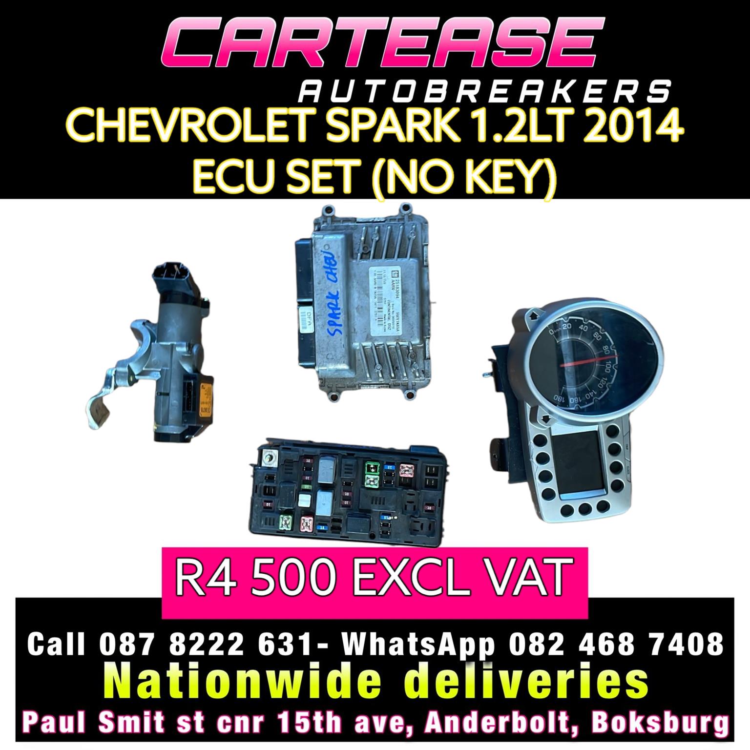 2014 CHEVROLET SPARK 1.2LT ECU SET (NO KEY) - Private Seller 2014 CHEVROLET SPARK 1.2LT ECU SET (NO KEY) - Private Seller