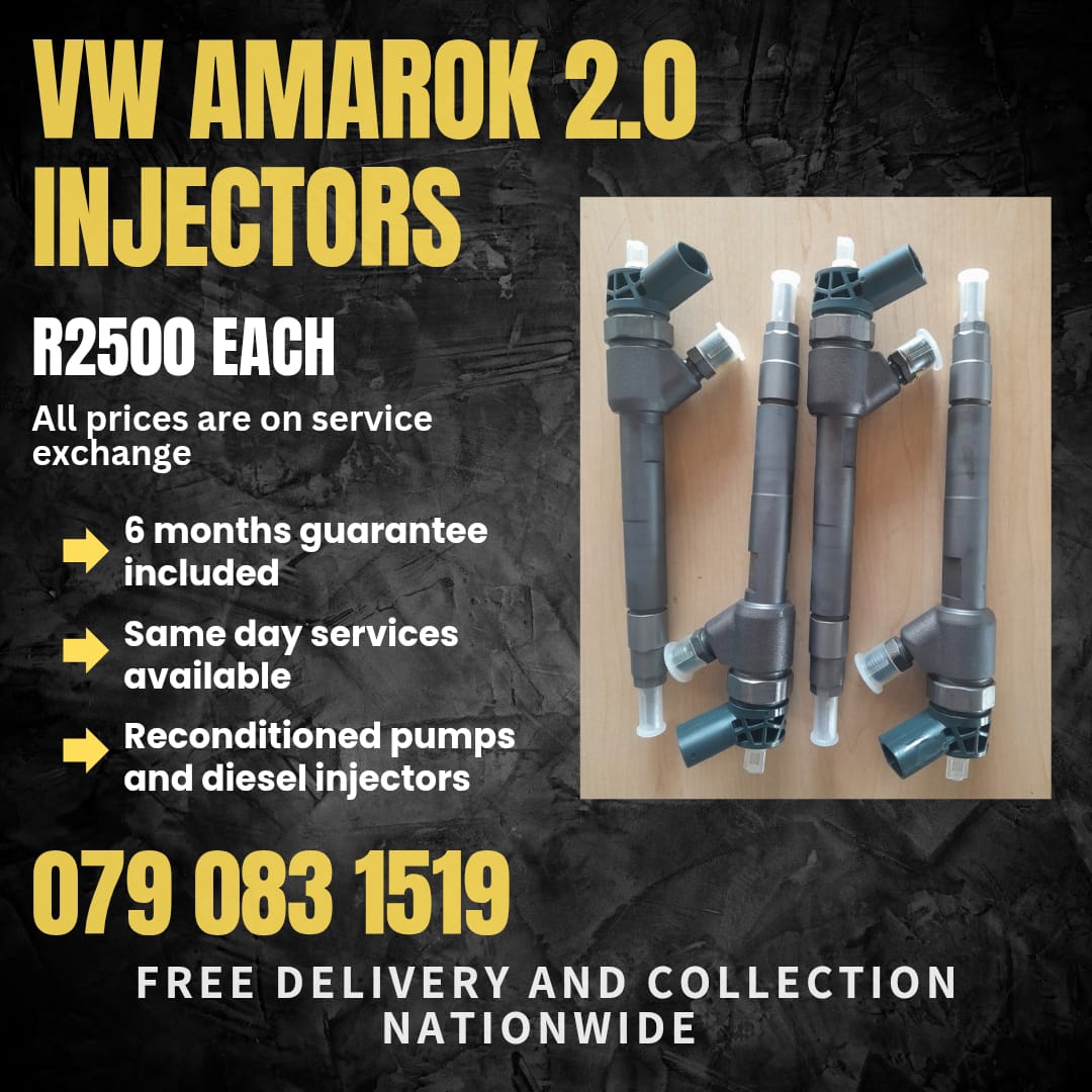 VW AMAROK 2.0 INJECTORS FOR SALE WITH WARRANTY INCLUDED - Private Seller VW AMAROK 2.0 INJECTORS FOR SALE WITH WARRANTY INCLUDED - Private Seller