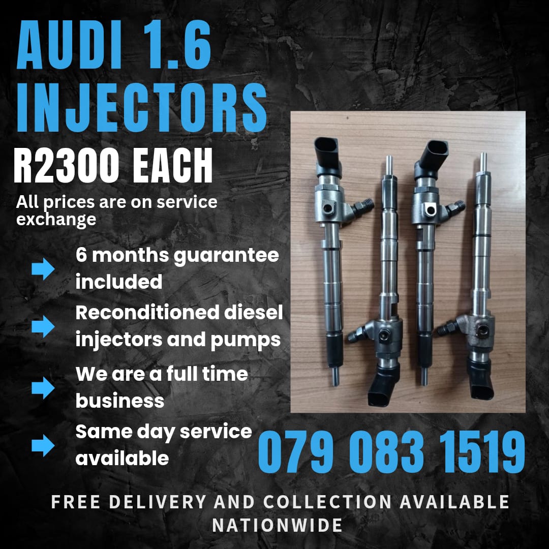 AUDI 1.6 INJECTORS FOR SALE WITH WARRANTY INCLUDED - Private Seller AUDI 1.6 INJECTORS FOR SALE WITH WARRANTY INCLUDED - Private Seller