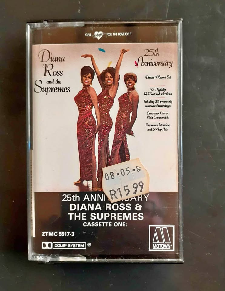 Diana Ross & The Supremes – 25th Anniversary Vol.1 Cassette Tape Diana Ross & The Supremes – 25th Anniversary Vol.1 Cassette Tape