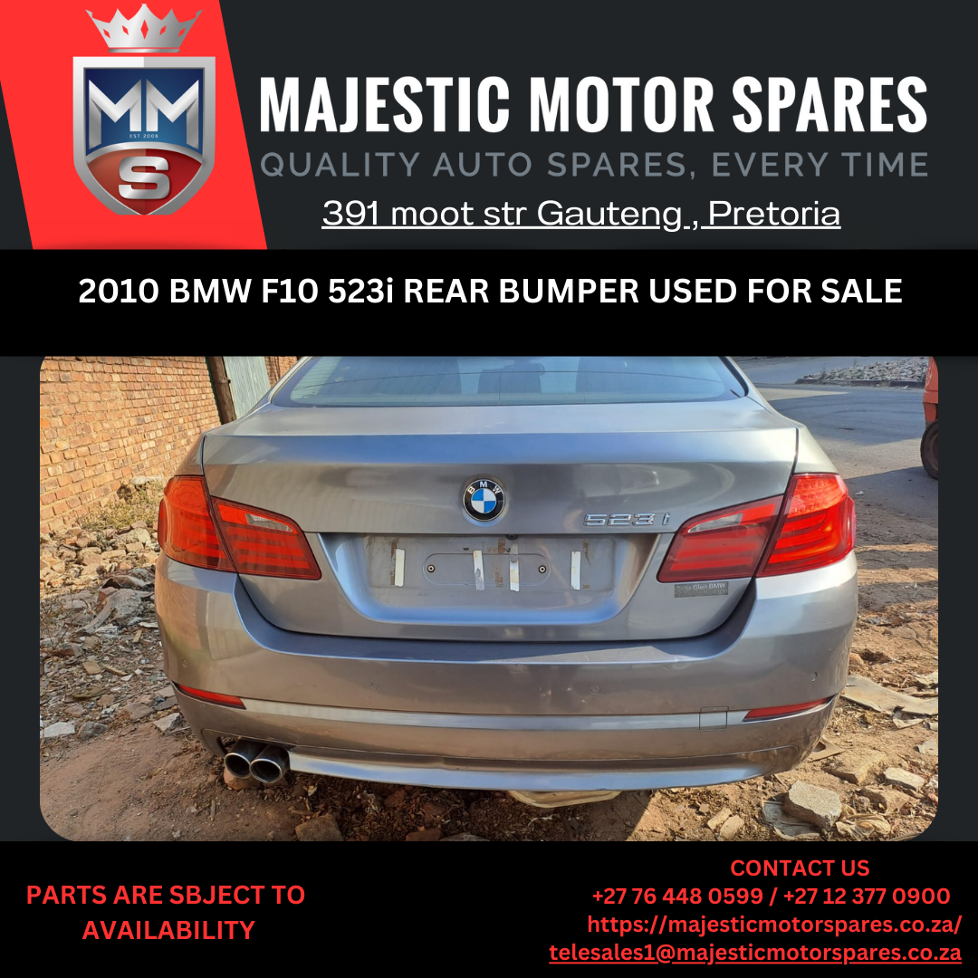 2010 Bmw F10 523i Rear bumper - Private Seller 2010 Bmw F10 523i Rear bumper - Private Seller