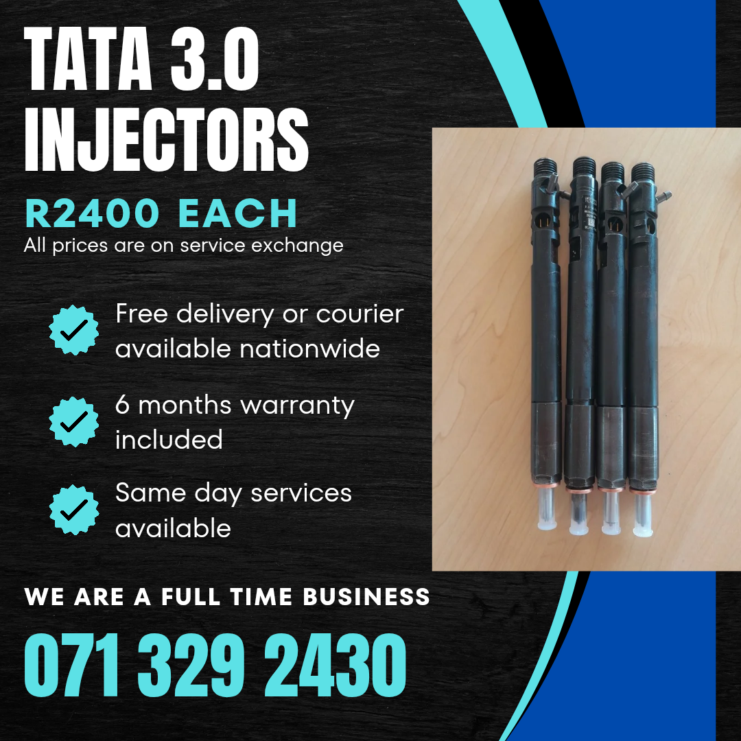 TATA 3.0 DIESEL INJECTORS FOR SALE WITH WARRANTY - Private Seller TATA 3.0 DIESEL INJECTORS FOR SALE WITH WARRANTY - Private Seller