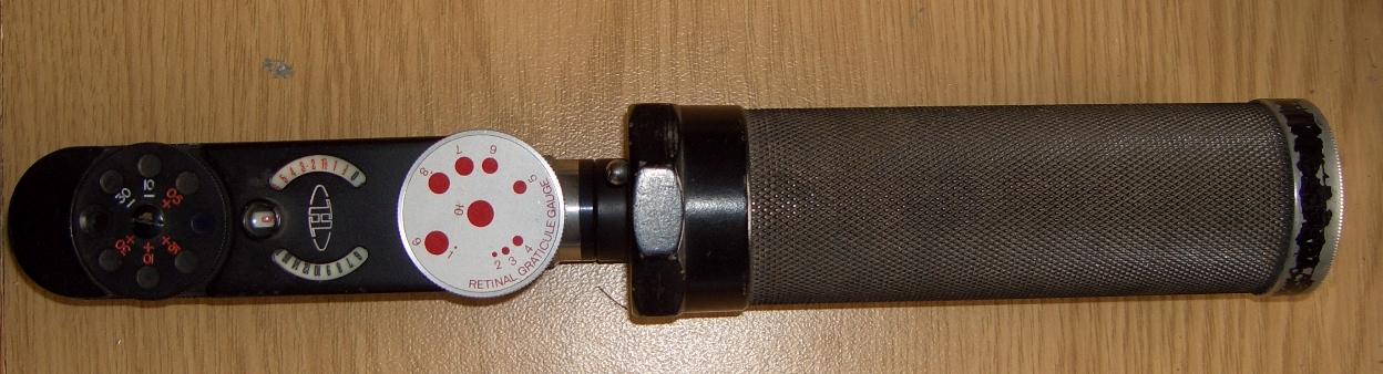 Retinal Graticule Gauge