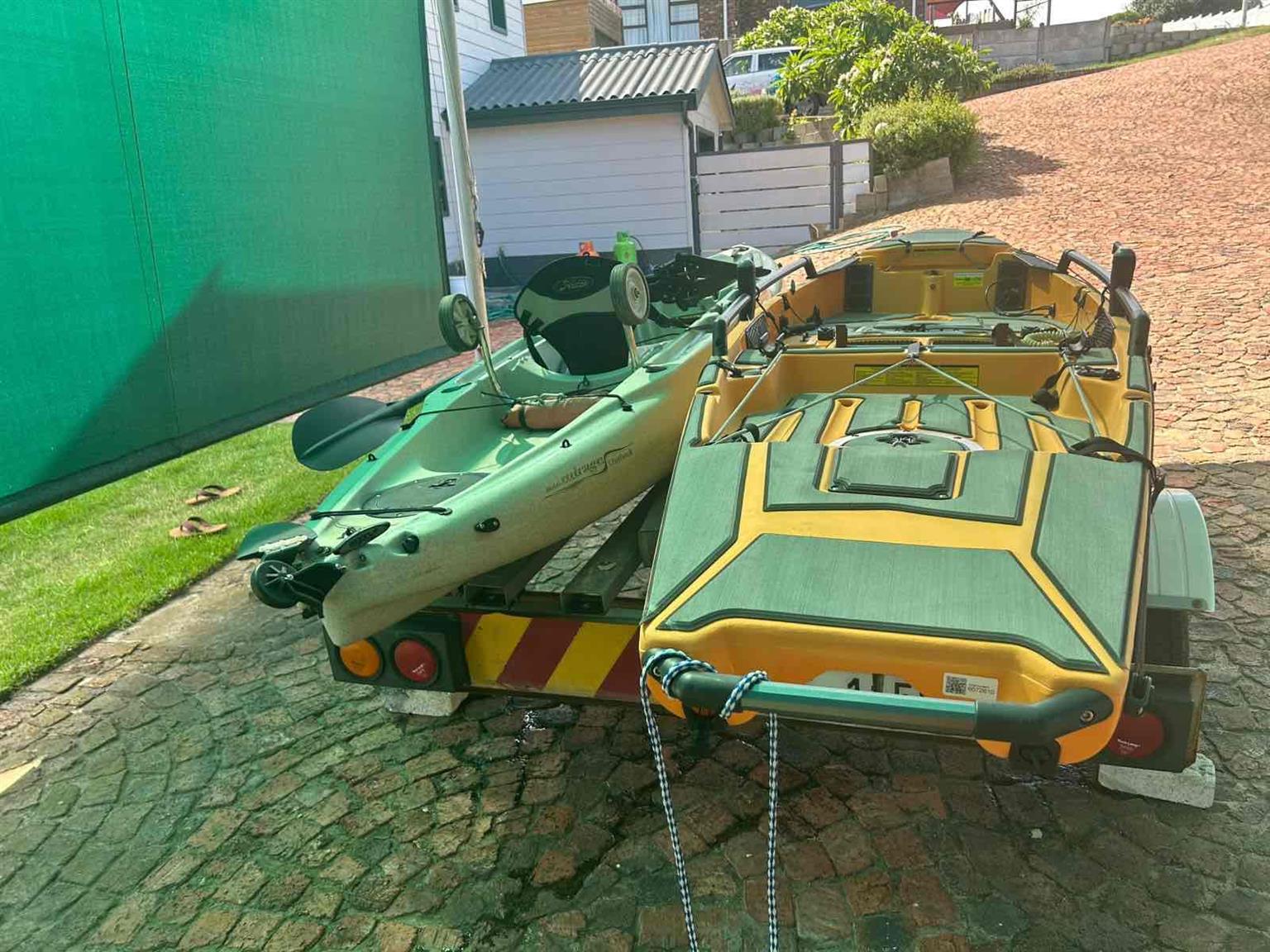 Hobie Kayak and trailer