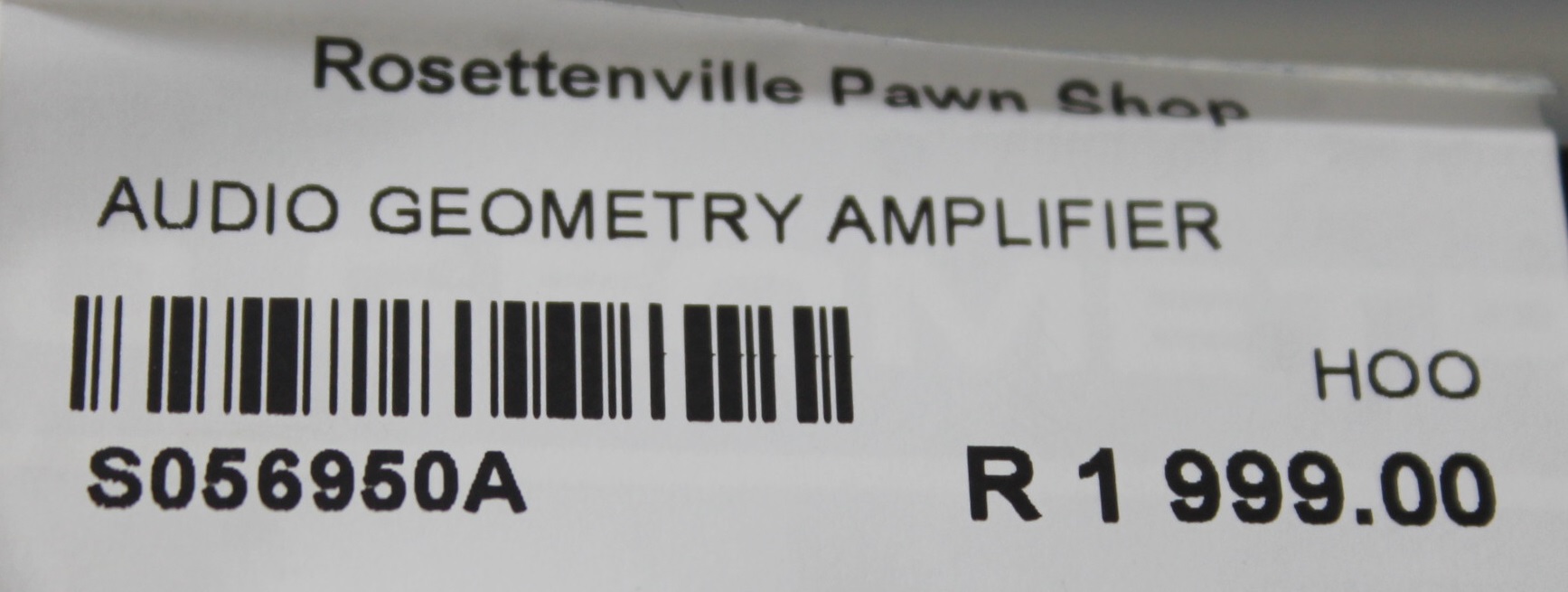 Audio geometry amp S056950A