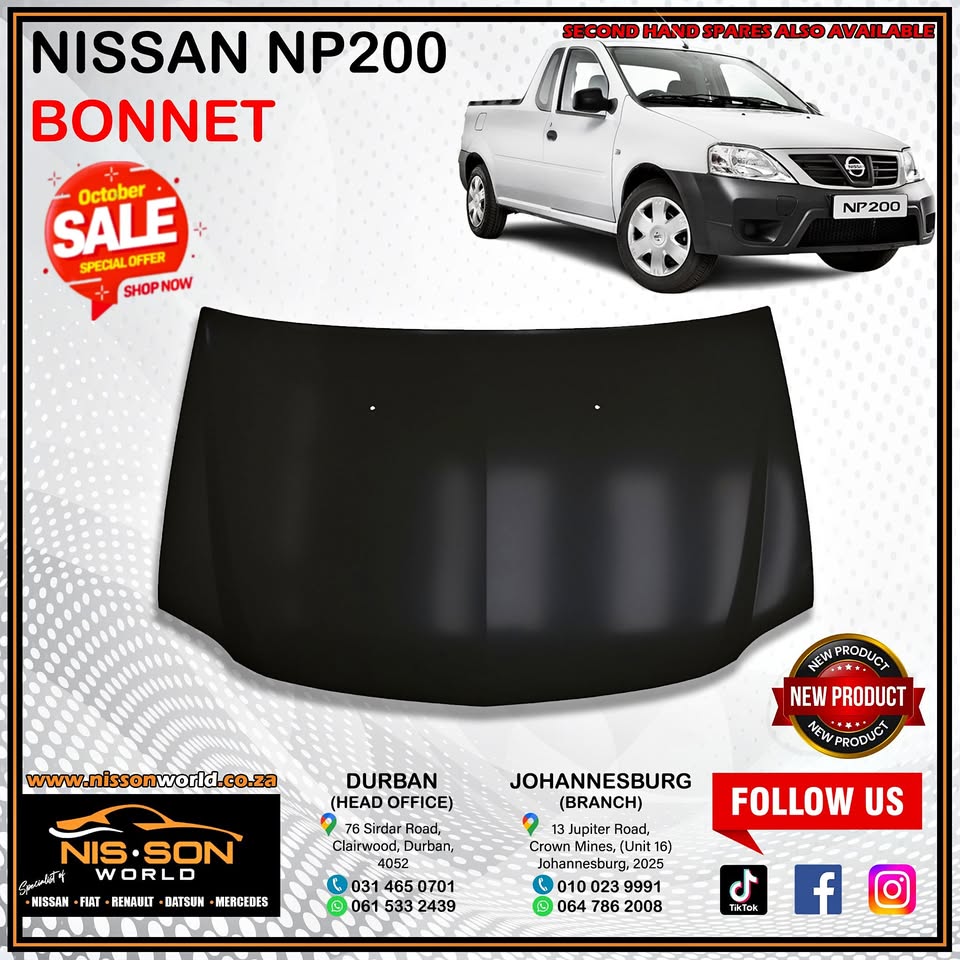 Nissan NP200 Bonnet - Private Seller