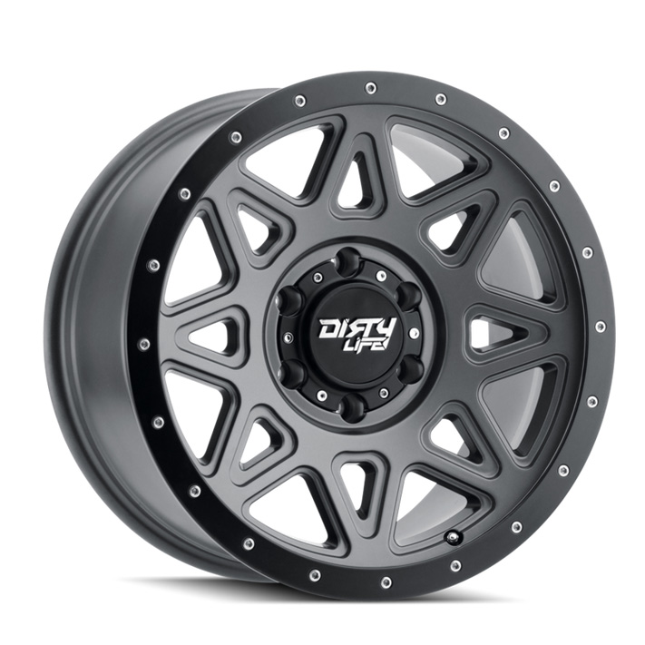 17″ Dirty Life Theory 5/150 Matt Gunmetal Alloy Wheels