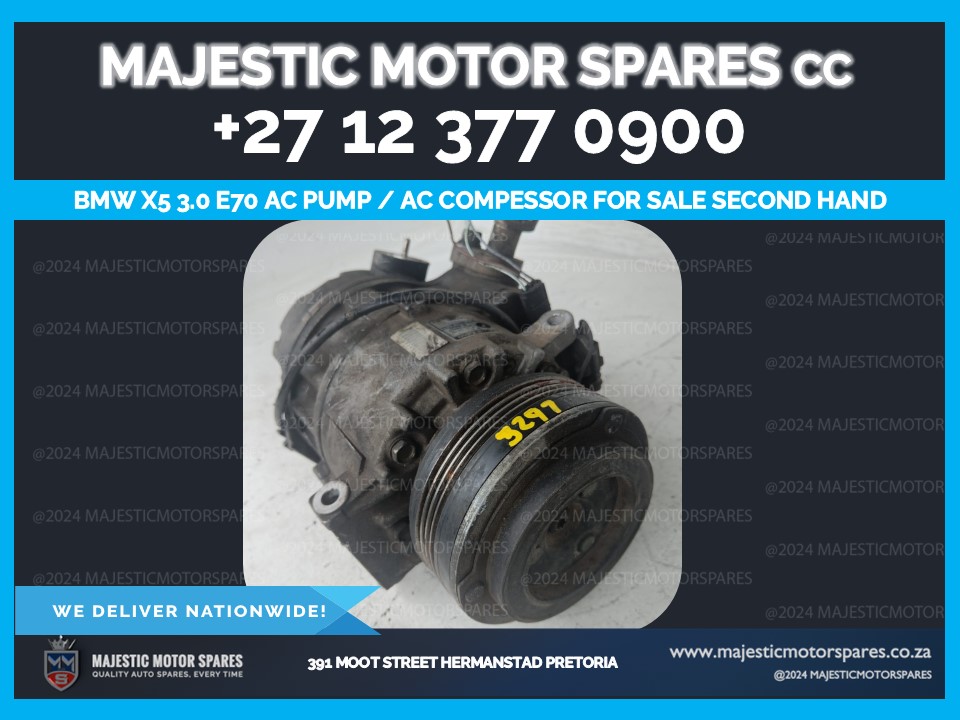 BMW x5 3.0 e70 ac pump / ac compressor for sale – second-hand