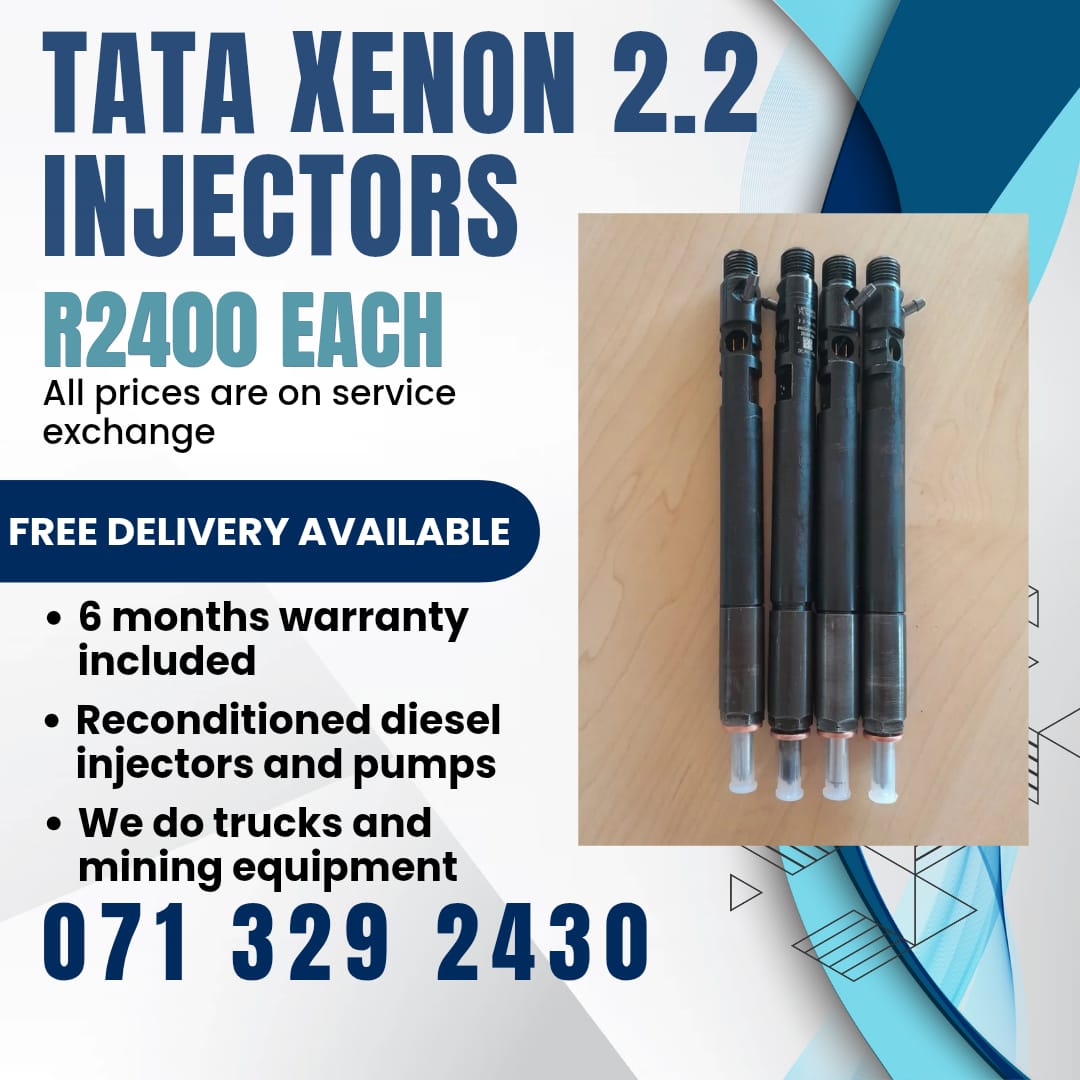 TATA XENON 2.2 INJECTORS FOR SALE WITH WARRANTY - Private Seller TATA XENON 2.2 INJECTORS FOR SALE WITH WARRANTY - Private Seller