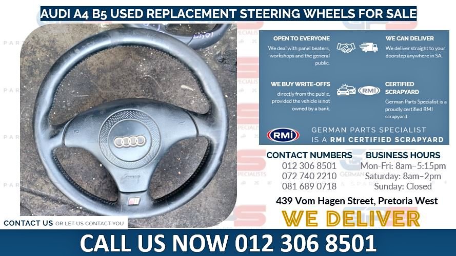 AUDI A4 B5 USED REPLACEMENT STEERING WHEELS FOR SALE - Private Seller AUDI A4 B5 USED REPLACEMENT STEERING WHEELS FOR SALE - Private Seller