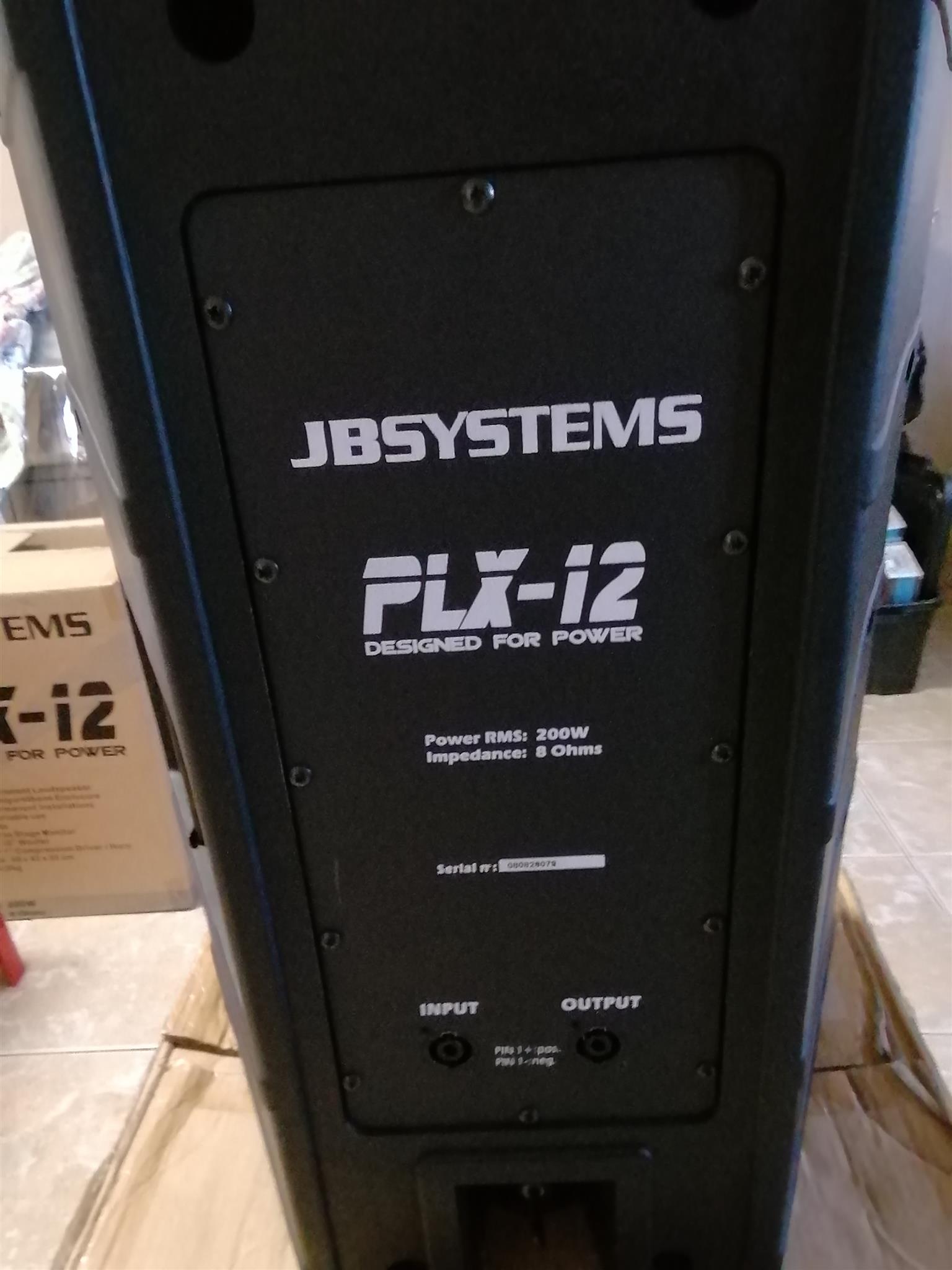 JB Systems PMC 8 Channel Mixer , 1 Pair 15 & 1 Pair 12 Inch JB Systems Speakers