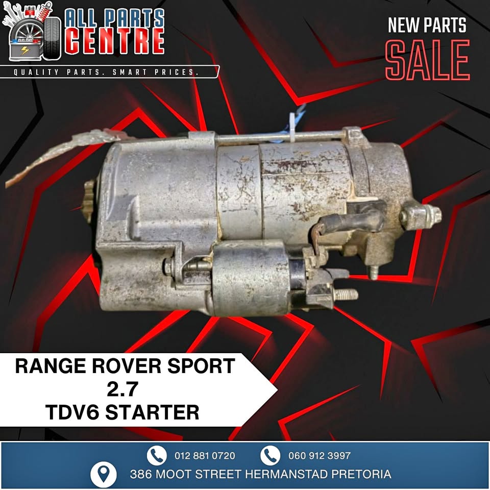 Land Rover Range Rover Sport 2.7 TDV6 Starter for sale - Private Seller Land Rover Range Rover Sport 2.7 TDV6 Starter for sale - Private Seller