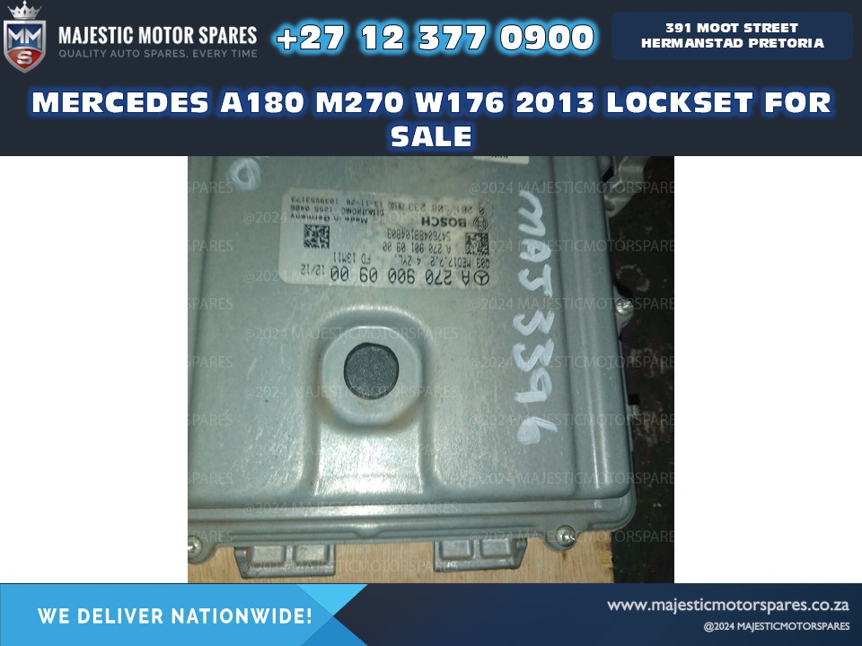 mercedes a180 m270 w176 2013 lockset for sale maj3396 - Private Seller mercedes a180 m270 w176 2013 lockset for sale maj3396 - Private Seller