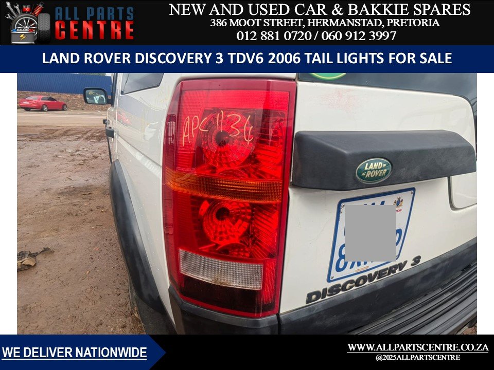 2006 Land Rover Discovery 3 TDV6 Tail lights - for sale - Private Seller 2006 Land Rover Discovery 3 TDV6 Tail lights - for sale - Private Seller