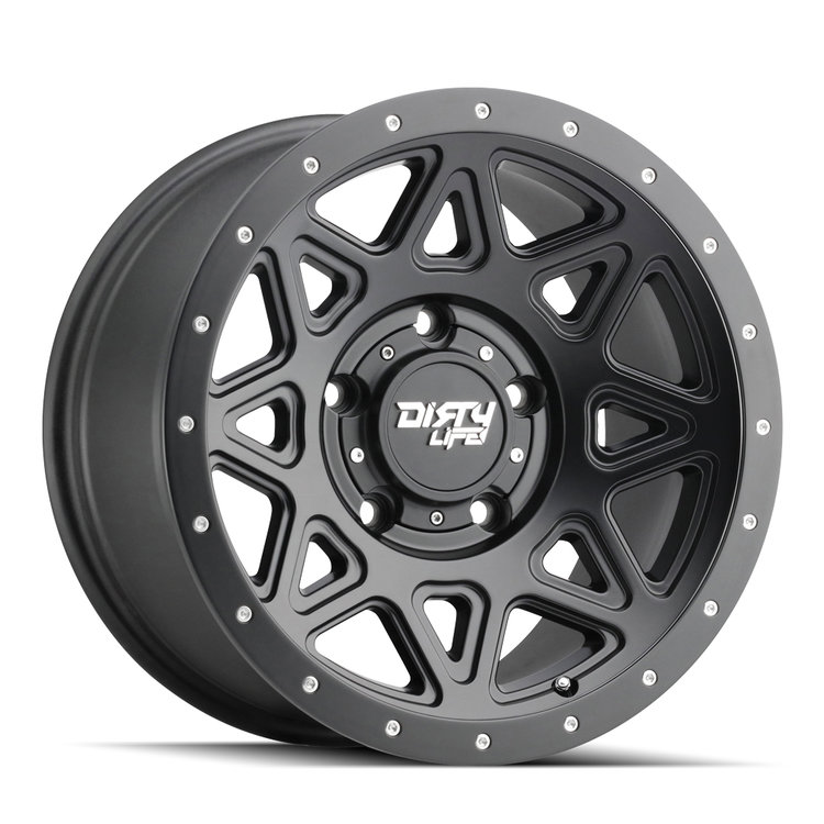 16″ Dirty Life Theory 5/150 Matt Black Alloy Wheels