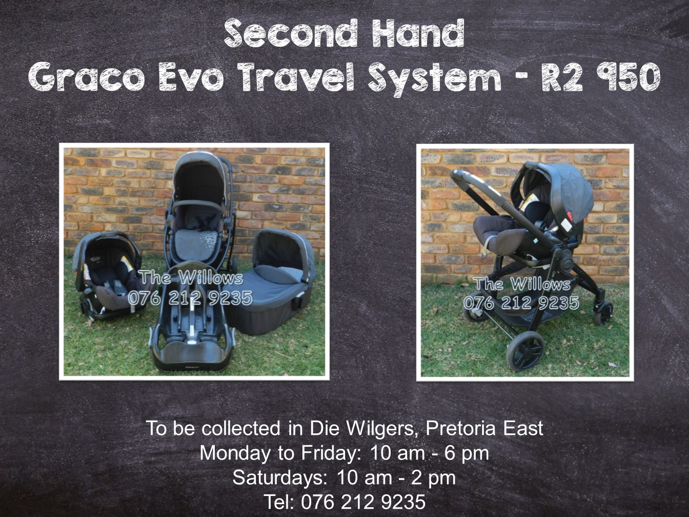 second hand travel system