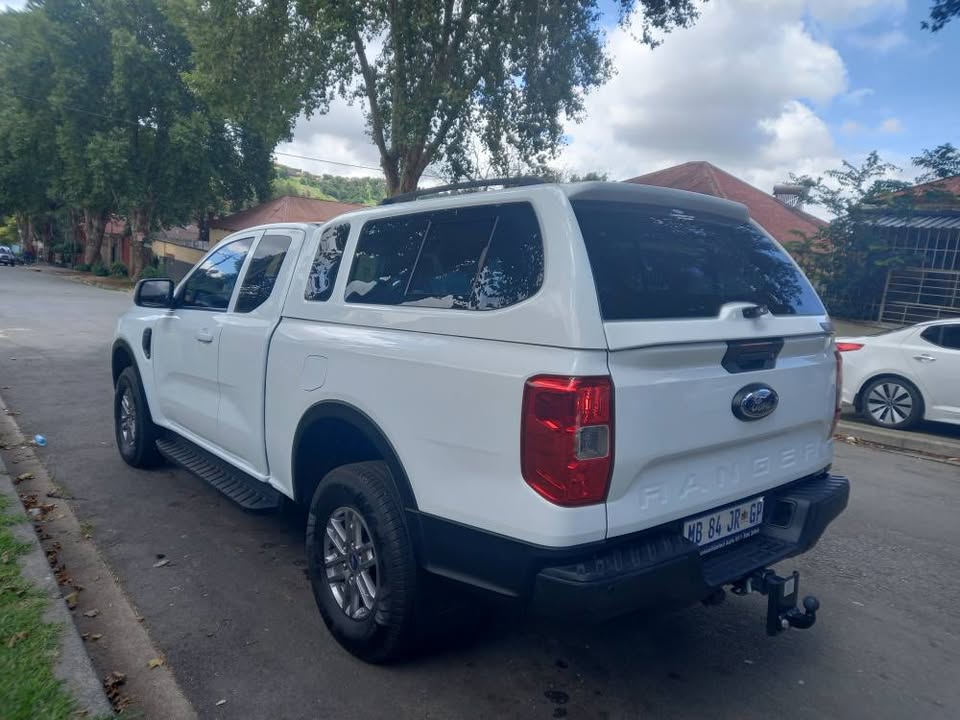 2023 FORD RANGER SUPER CAB 2.0 Bi Turbo Diesel, Automatic Transmission, White Color, Mileage
