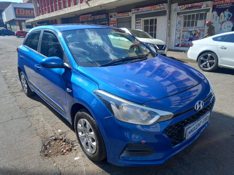 2019 HYUNDAI i20 1.2 PETROL, MANUAL, BLUE COLOR, MILEAGE 75000KM