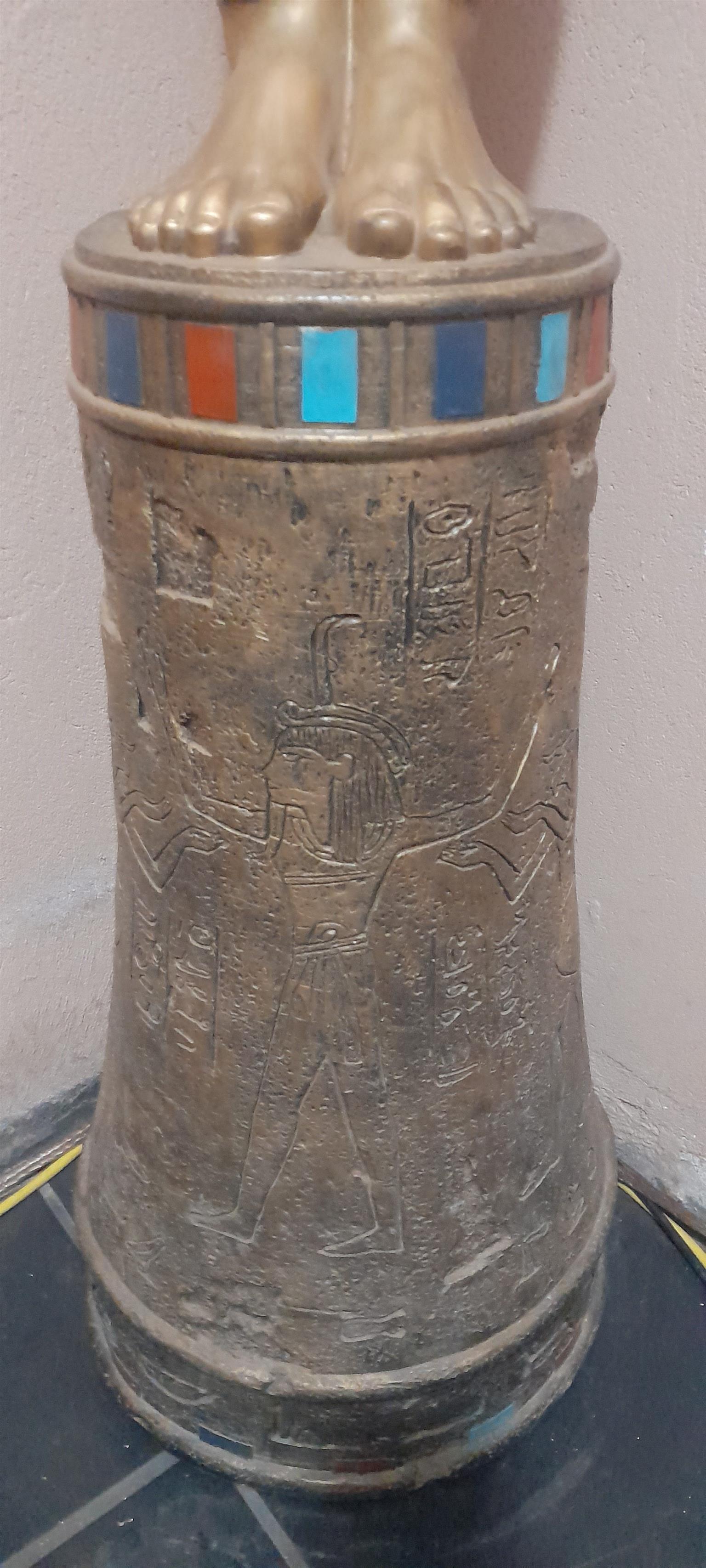 Pharaoh Tutankhamun Lampstand