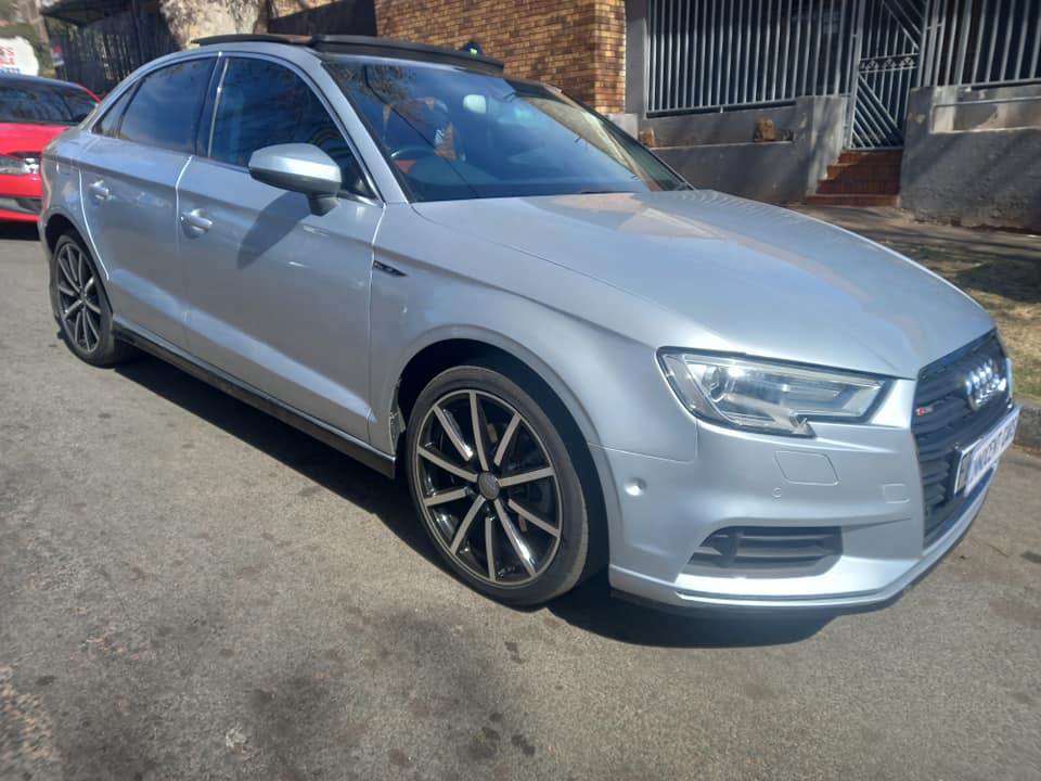 2017 AUDI A3 1.4TFSI  ENGINE PETROL, AUTOMATIC, SILVER COLOR